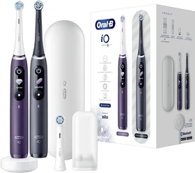 Oral-B iO Series 8 Duo JAS22 violet ametrine/black onyx + 2. Handstück