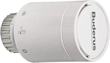 Buderus BD1-W0 Logafix Thermostatkopf mit Nullstellung für Danfoss Thermostatventile, M30x1.5