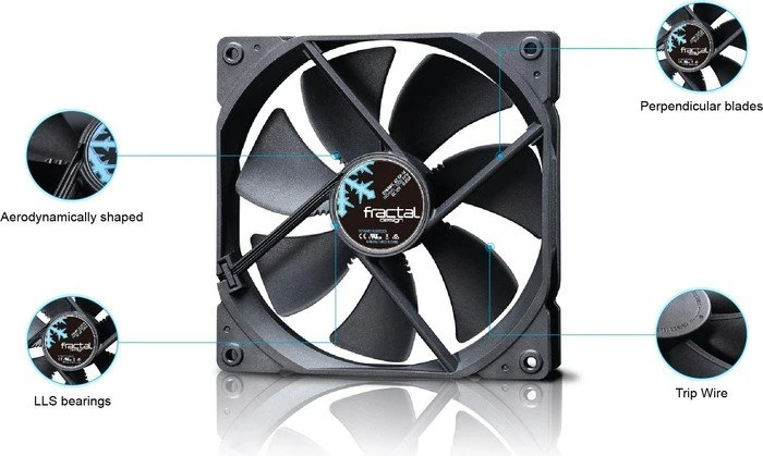 Fractal Design Dynamic X2 GP-12 schwarz, 120mm