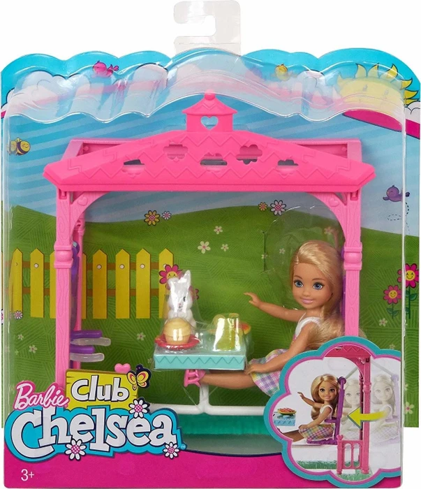 Mattel Barbie - Club Chelsea Puppe und Picknick Spielset