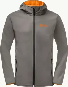 Jack Wolfskin Bornberg Hoody Funktionsjacke smokey grey (Herren)