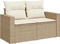 vidaXL Gartensofa 2-Sitzer mit Kissen Vorschaubild
