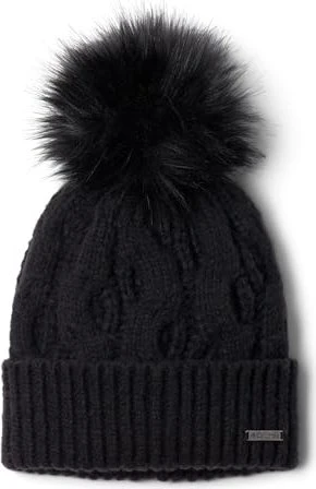 Columbia Boundless Days Cable Knit Pom Beanie schwarz