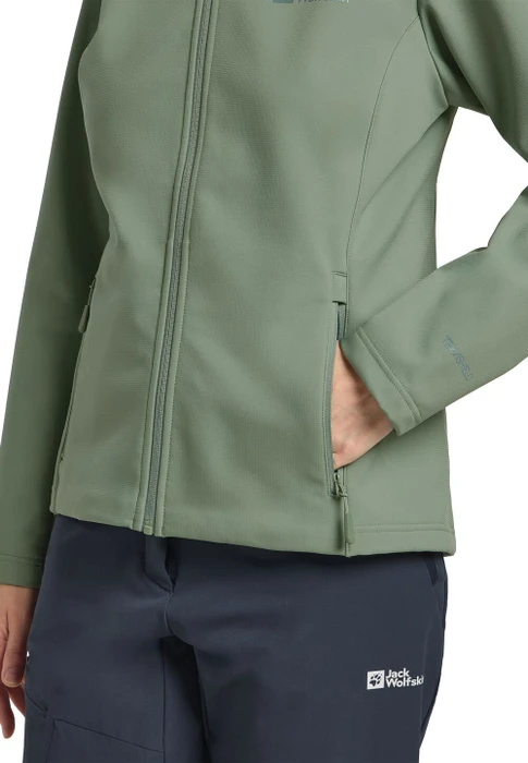 Jack Wolfskin Bornberg Hoody Funktionsjacke eucalyptus (Damen)