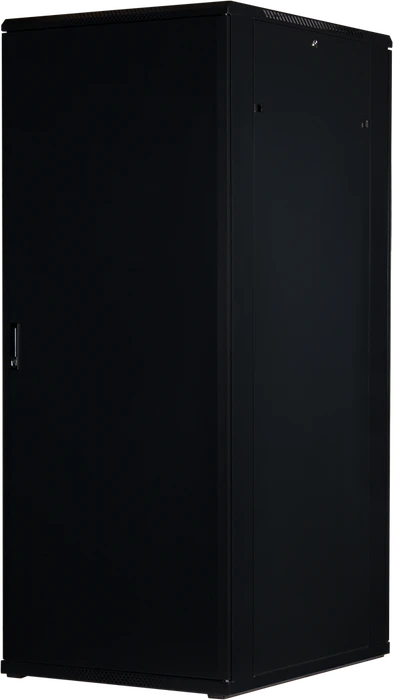 Rockstable 19" Serverschrank 42HE, Sicherheitsglastür, IP2X, schwarz, 1000mm tief