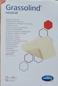Hartmann Grassolind Salbenkompressen steril, 7.5 x 10cm, 10 Stück