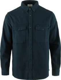 Fjällräven Övik Twill Hemd langarm dark navy (Herren)