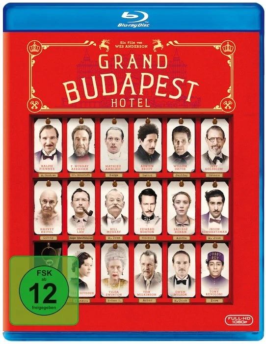 Grand Budapest Hotel (Blu-ray)