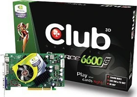 Club 3D GeForce 6600 GT, 128MB DDR3, VGA, DVI, TV-out