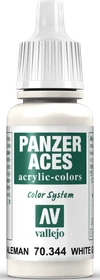 Vallejo Panzer Aces 044 white german tanker, 17ml