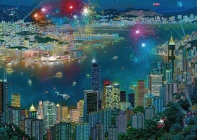 Schmidt Spiele Feuerwerk über Hongkong