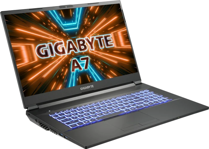 GIGABYTE A7, Ryzen 9 5900HX, 16GB RAM, 512GB SSD, GeForce RTX 3070, DE