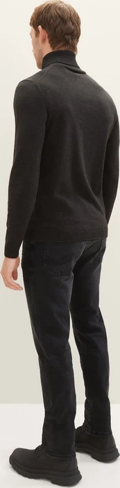 Tom Tailor Josh Regular Slim Jeans Jeans used dark stone black denim (Herren)