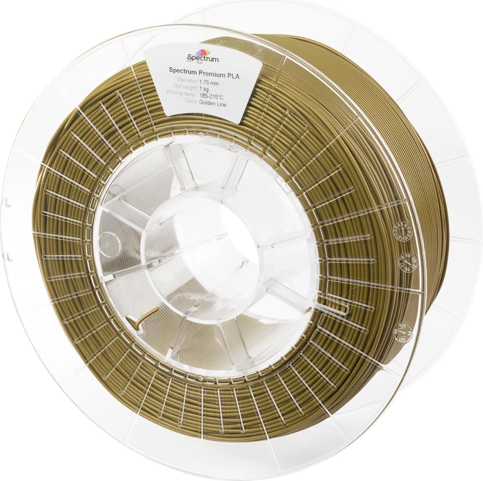 Spectrum PLA, golden line, Spule, 1.75mm, 1.00kg