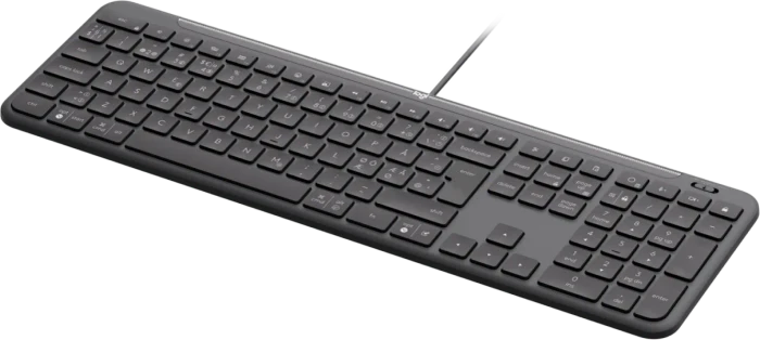 Logitech K620 Signature Slim Wired for Business, Graphite, USB, ND