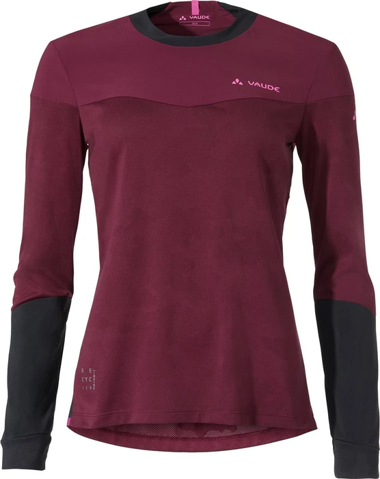 Vaude Moab PRO Trikot langarm cassis (Damen)