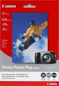 Canon PP-101 Plus Fotopapier hochglänzend weiß, 10x15cm, 270g/m², 20 Blatt
