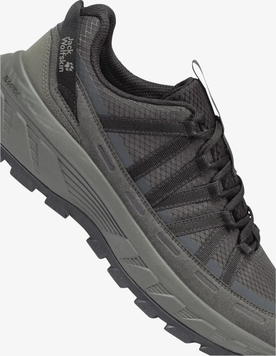 Jack Wolfskin Wild Hike Texapore Low black/phantom (Herren)