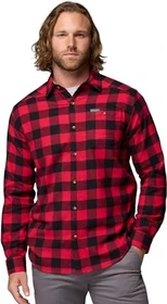 Columbia Cornell Woods Flannel Hemd langarm mountain red buffalo check (Herren)