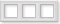 eQ-3 Homematic HmIP-GF3 Glasrahmen 3-fach, weiß Vorschaubild