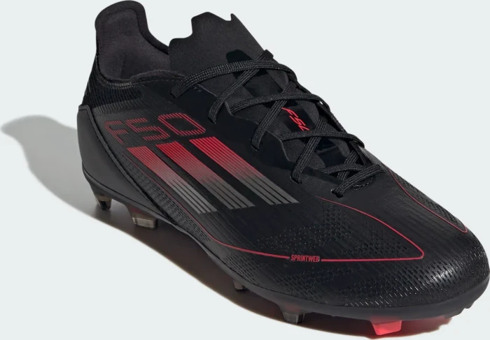 adidas F50 Elite FG core black/iron metallic/lucid red (Junior)