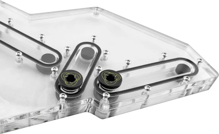 Singularity Computers Spectre 2.0 Elite Kit Side, White, Distro-Plate, Verteilerplatte
