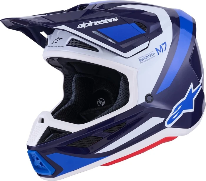 Alpinestars S-M7 Rise blau/weiß