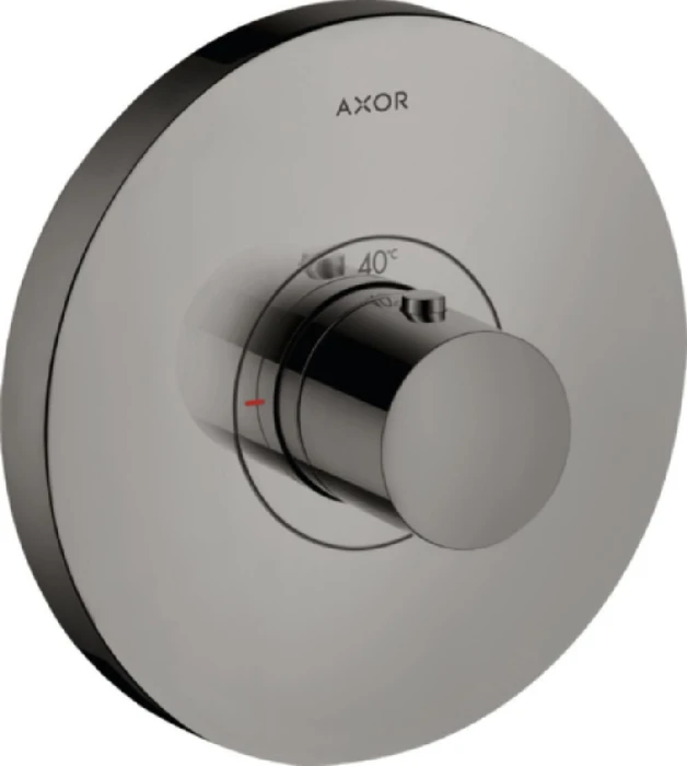 Hansgrohe Axor ShowerSelect rund Thermostat polished black chrome