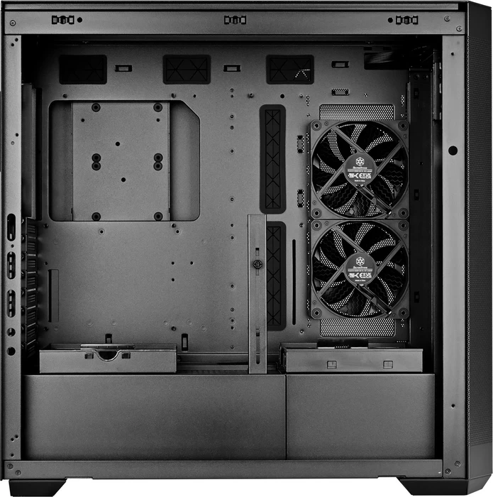SilverStone Seta H2, schwarz, Glasfenster