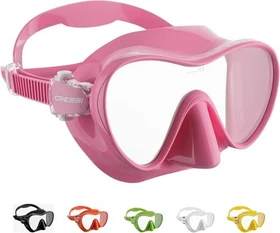 Cressi F1 Einglasmaske rosa
