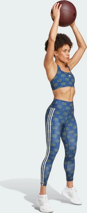adidas x FARM Rio Medium-Support Sport-BH night indigo/dark marine/cream white (Damen)