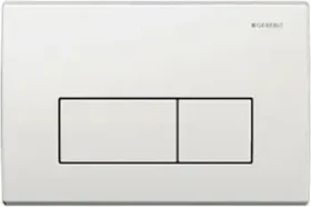 Geberit Kappa50 Betätigungsplatte für 2-Mengen-Spülung, weiß