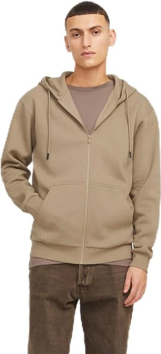 Jack & Jones Einfarbig Zip Hoodie (Herren)