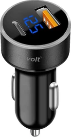 Revolt Kfz-Ladegerät USB-C & USB-A 32W schwarz