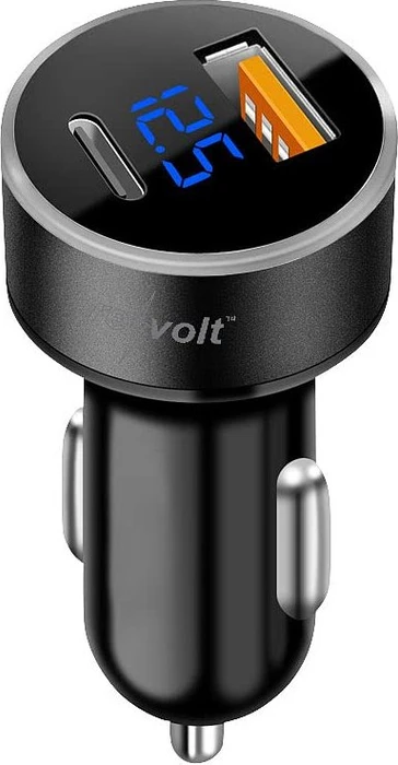 Revolt Kfz-Ladegerät USB-C & USB-A 32W schwarz