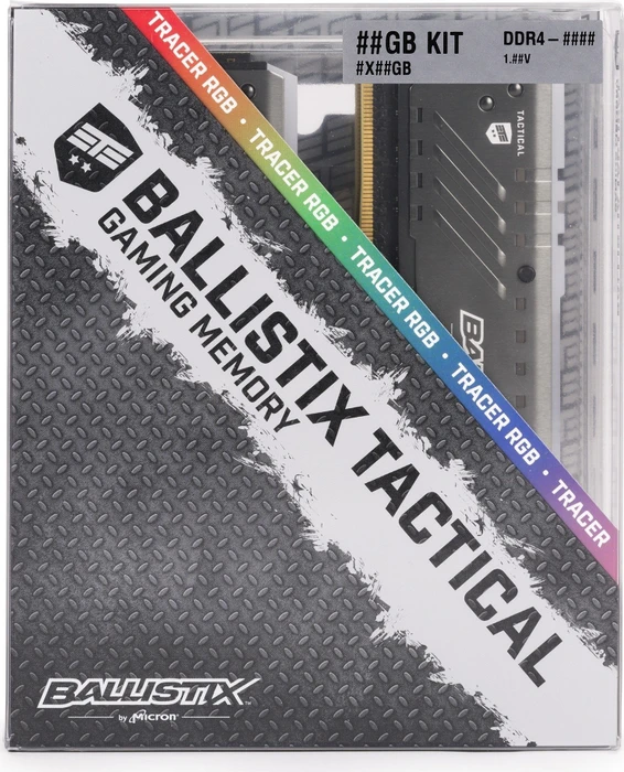 Crucial Ballistix Tactical Tracer RGB UDIMM 32GB Kit, DDR4-3000, CL15-16-16, 2R