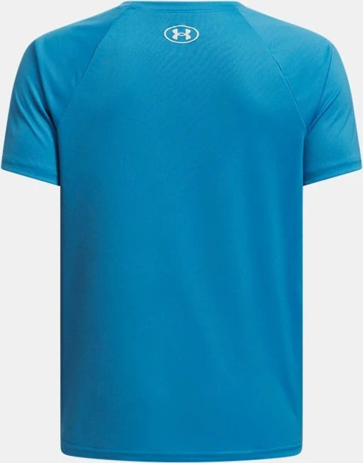 Under Armour Tech Big Logo Funktionsshirt kurzarm ether blue/white (Junior)