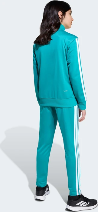 adidas Seasonal Essentials Tiberio 3-Streifen Tricot Trainingsanzug pure teal/aurora ivy/white (Junior)