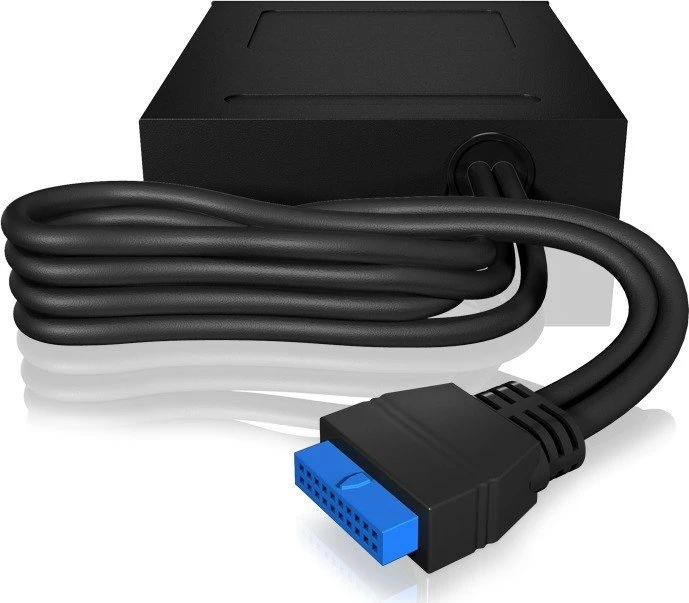 RaidSonic Icy Box IB-865-B Multi-Slot-Cardreader, USB 3.0 19-Pin Stecksockel [Stecker]