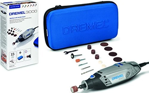 Dremel 3000 Series Elektro-Geradschleifer inkl. Tasche + Zubehör (3000-15)