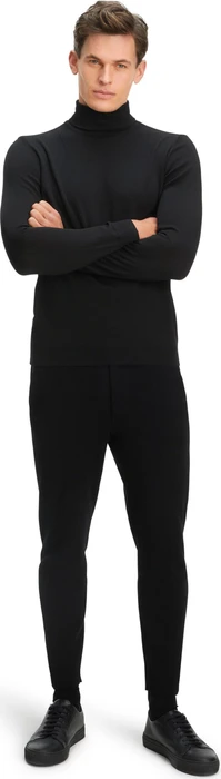 Falke Basic Apparel Rollkragen Pullover schwarz (Herren)
