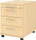 Hammerbacher Solid Container VAC30, Relinggriff, ahorn, Rollcontainer (VAC30/3/3/RE)