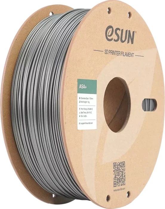 eSUN ASA+, silber, Spule, 1.75mm, 1.00kg