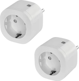 Netatmo Omajin Smart Plug Zwischenstecker, 3680W, Typ F, Smart-Steckdose, 2er-Pack (OBU-2SP-SK-01)
