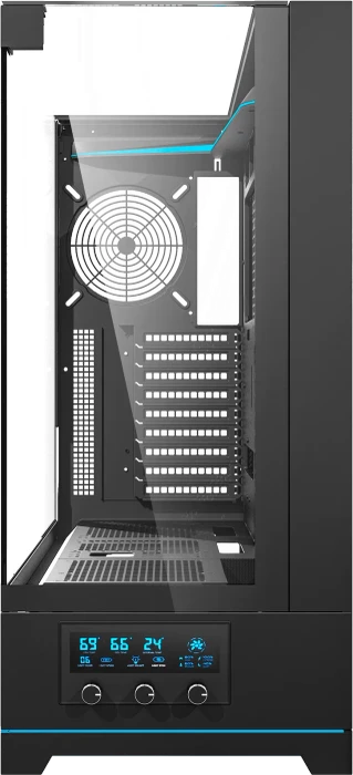 DarkFlash DY450L Pro Black, Glasfenster