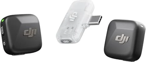 DJI Mic Mini, 2 Sender schwarz + 1 Handy-Empfänger