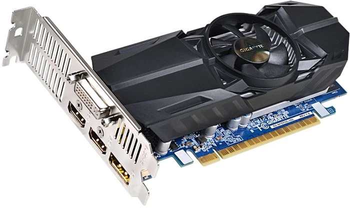 GIGABYTE GeForce GTX 750 Ti OC low profile, 2GB GDDR5, DVI, 2x HDMI, DP