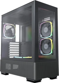 Montech Sky Two, schwarz, Glasfenster