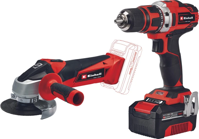 Einhell Expert TE-TK 18/2 Li Kit Akku-Maschinenset inkl. Tasche + Akku 4.0Ah + Zubehör