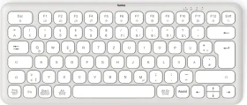 Hama WK-500 kompakte Multi-Device-Tastatur, grau/weiß, USB/Bluetooth, DE (00173060)